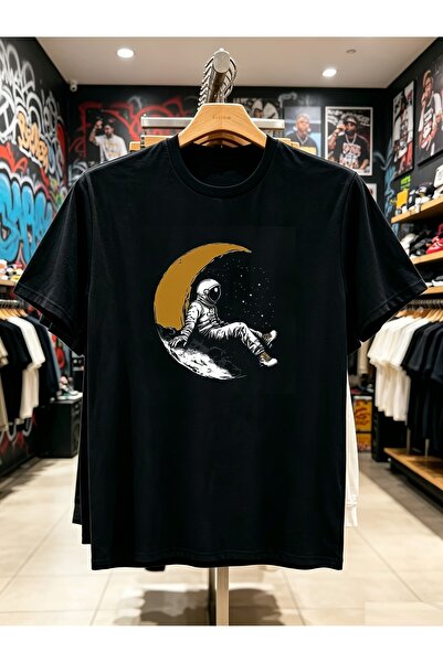 Ekim11 Trendy Black Crew Neck Graphic T-Shirt for Men Summer Streetwear Daily...