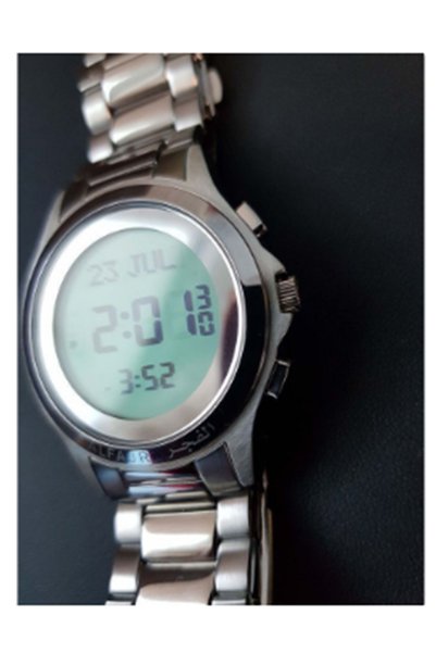 ALFAJR Stainless Steel Digital Watch Wr02