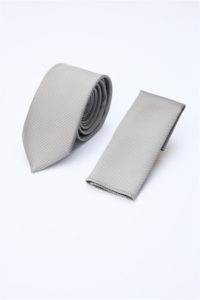 İmza Gray Bird's Eye Pattern 6 cm Tie 1090260100