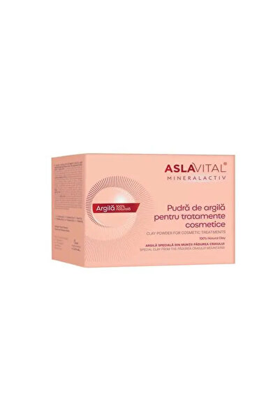 ASLAVİTAL Pudră de argilă Mineralactiv pentru tratamente cosmetice, 10 X 20 G