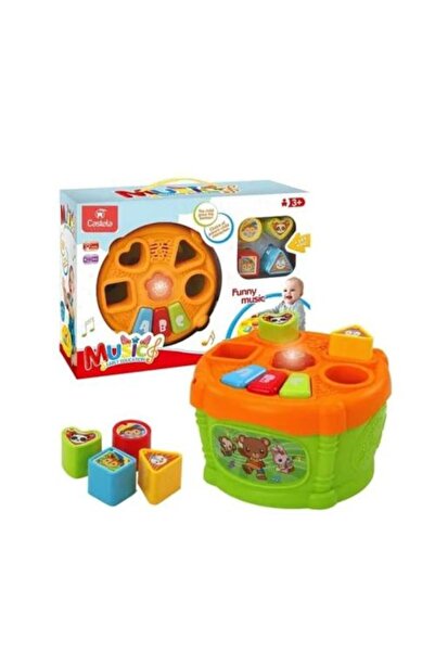GENERAL Colorful Educational Musical Drum Toy for Children, Made of Plastic a...