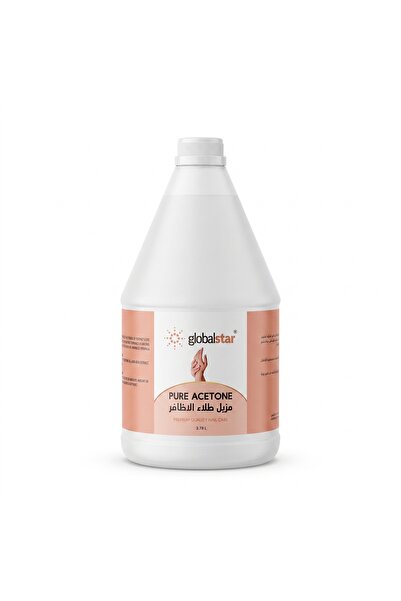 Globalstar 100% Pure Acetone 3.78L | Fast-Acting Nail Polish & Gel Remover fo...