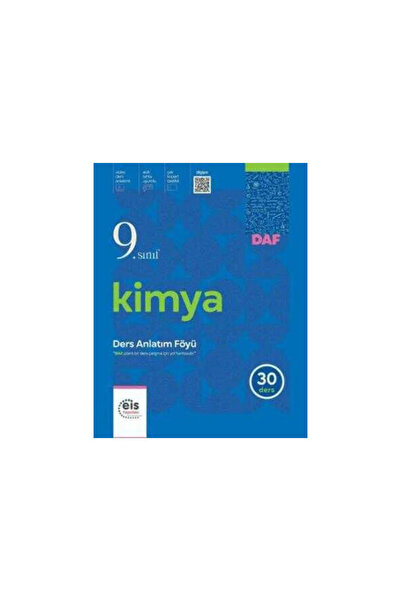 eis Yayınları 9. Sınıf Kimya Ders Anlatım Föyü