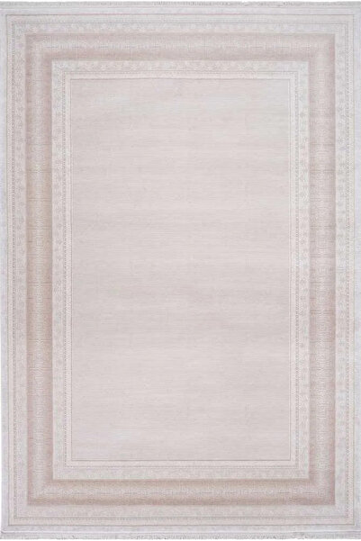 Artemis Halı Couture 05229A Pudra Krem Viskon Modern Salon Halısı 120 x 180 cm