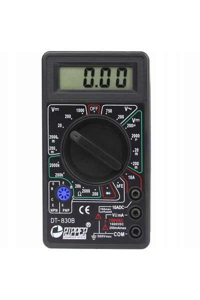 Road Ripper Multimetru digital universal, tester electric LCD pentru curent, ...