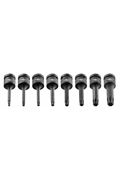 NEO Tools Set complet de chei de impact TORX 1/2'' 9 piese, valiză 08-712