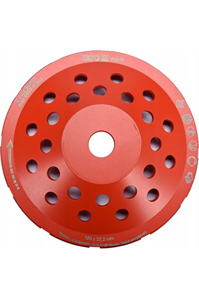 VOREL by YATO YATO Disc abraziv diamantat 180MM M14 pentru șlefuirea betonulu...