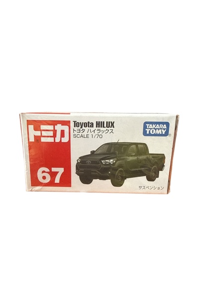 G-TUĞ OUTLET Tomica No. 67 Toyota HILUX Pickup Truck Takara Tomy 1/70 Scale m...