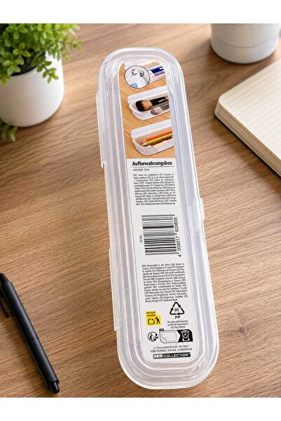 Home Transparent storage box with lid