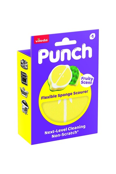 Vileda Punch Sünger Li̇mon