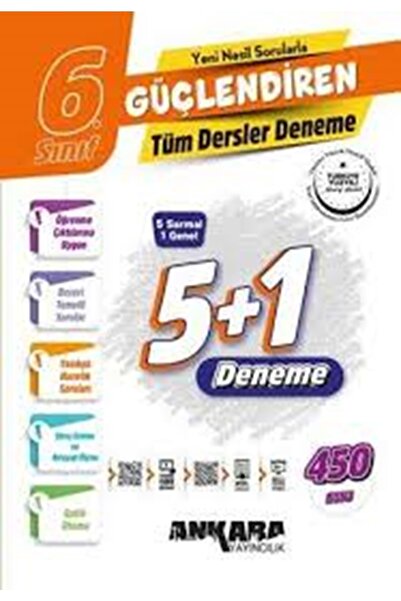 Ankara Yayıncılık ANKARA 6.SINIF GÜÇLENDİREN TÜM DERSLER DENEMELERİ 2026