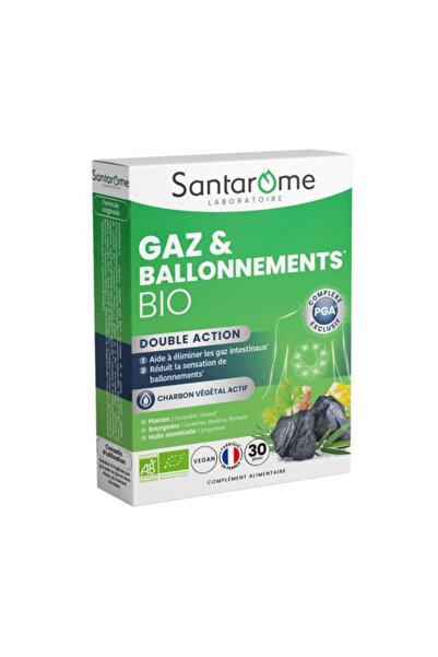 SANTAROME Supliment Alimentar pentru Reducerea Balonarii - Bio Gaz & Ballonne...