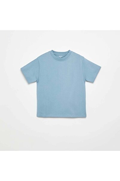 KIABI Premium Cotton T-shirt BLUE