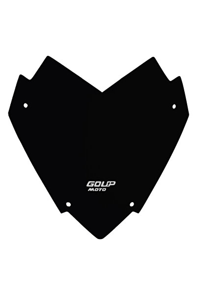 GOUP MOTO Yamaha XMAX 2018-2023 Spor Ön Cam Siyah 32 cm