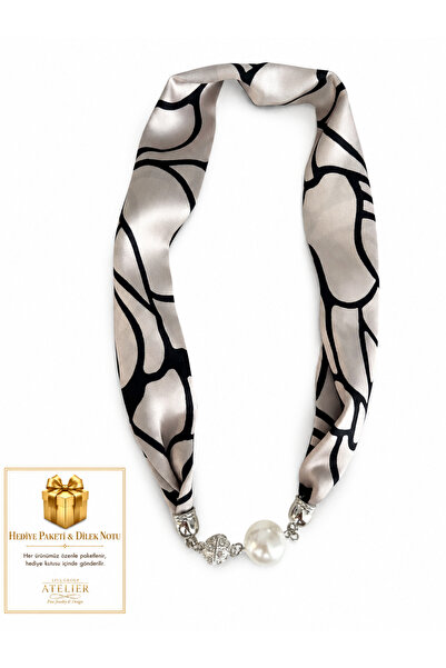 Liva Group Atelier Special Series Silky Satin Zircon Stone and Pearl Detailed...