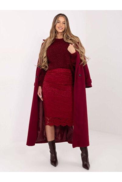 Italy Moda Дамска пола, ИТАЛИЯ МОДА, Полиестер, Текстура, Бордо, модел IT-SD-...
