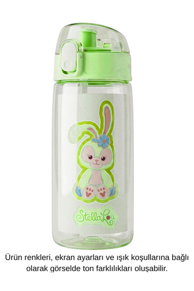 Dağtaş Kırtasiye Transparent Patterned Flask 450 ml Green