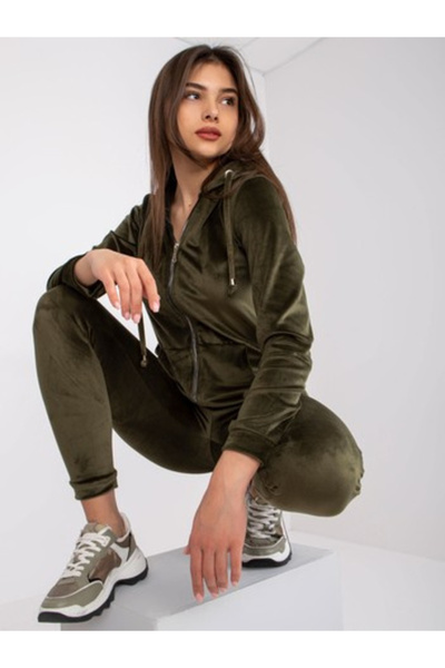 Relevance Compleu Dama, RELEVANCE, Viscoza, Maneca lunga, Khaki, model RV-KM6...