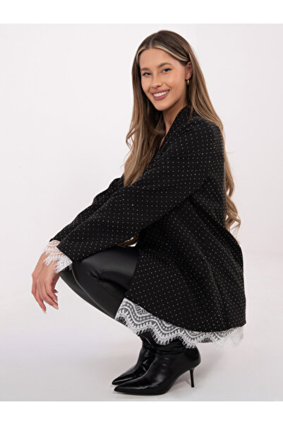 Italy Moda Sacou Dama, ITALY MODA, Poliester, Maneca lunga, Argintiu, model I...