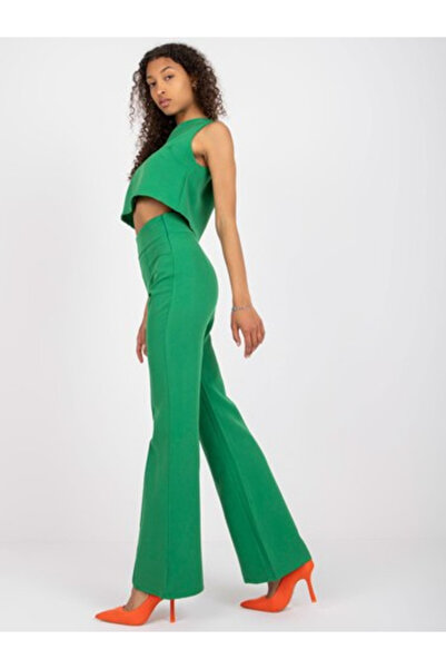 Italy Moda Compleu Dama, ITALY MODA, Poliester, Fara maneci, Verde, model DHJ...