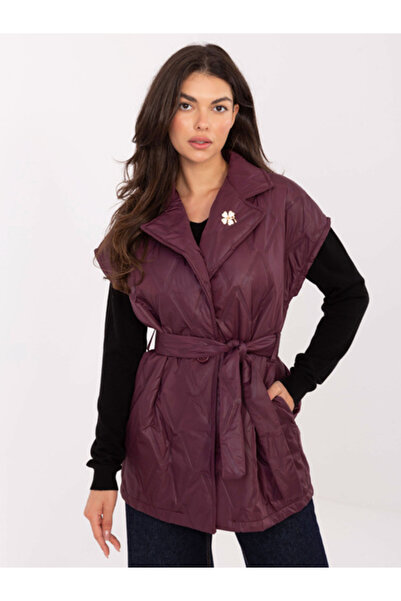 rue parıs Vesta Dama, RUE PARIS, Poliester, Fara maneci, Bordo, model IT-KZ-F...