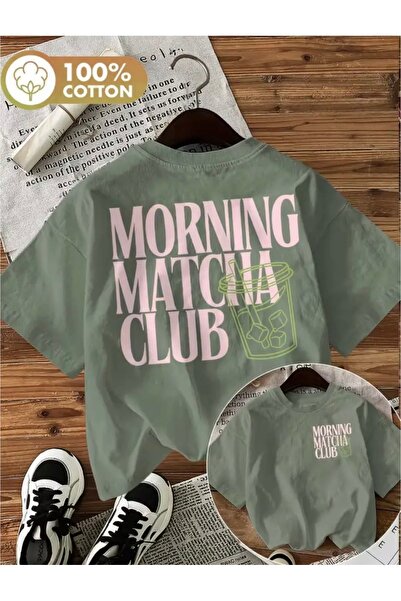 Art of Act Morning Matcha Club Cotton T-Shirt