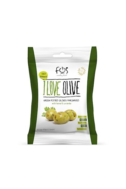 Fos Măsline verzi fără sâmburi marinate cu fenicul și coriandru 60g
