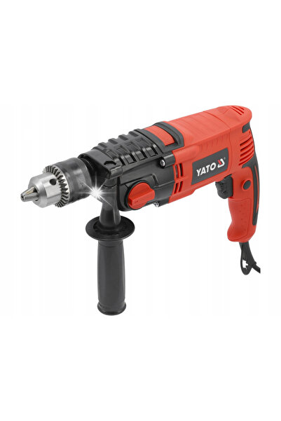 yato Mașină de găurit cu percuție electrică 1200W cu mandrină de 16mm, două v...