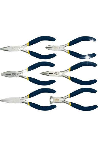 Vorel Set de clești pentru electronică, mini clești pentru electronice 125mm ...