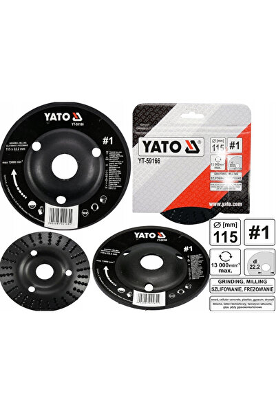 yato Disc de șlefuit lemn TARNIK 115mm NR1