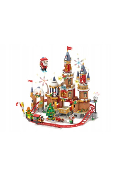 CUBIMANA Cărămizi Castel Căsuță de Crăciun Trenuleț de Crăciun Brad de Crăciu...