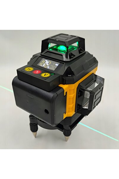 Retoo Nivelă laser 4D 16 linii 25m 360° cu laser în cruce, set XXL