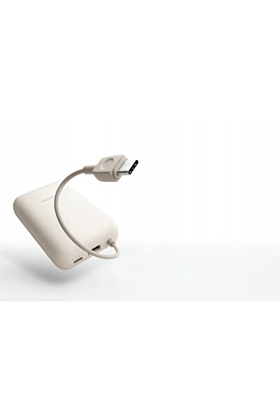 Xiaomi Powerbank 10000mAh cu cablu USB-C încorporat, albastru gheață