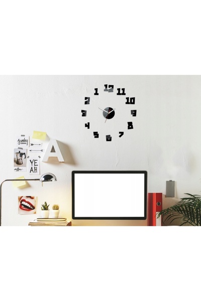 ModernClock Ceas de perete CRAZY CLOCK DIY, autocolant pentru perete