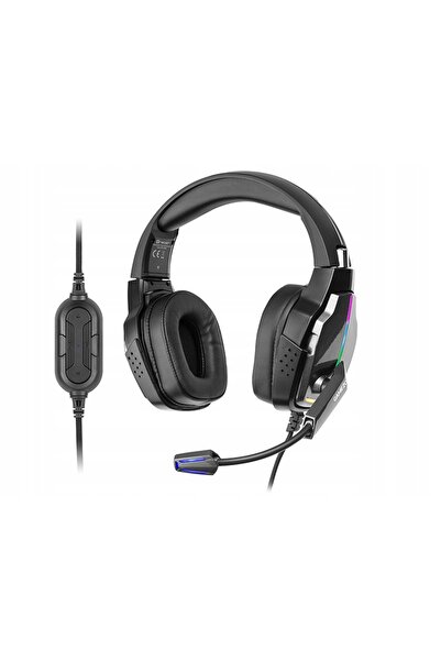 Tracer Căști de gaming LED RGB cu USB și microfon HYDRA 7.1 GAMEZONE