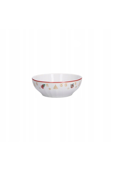 innature LA PORCELLANA BIANCA EDIȚIA DE CRĂCIUN Bol pentru salată 16.5 cm