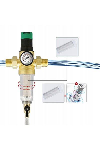innature REDUCTOR DE PRESIUNE A APEI 1 TIRANIE 3/4 CU MANOMETRU + FILTRU LUNG...
