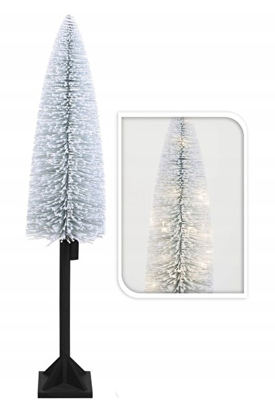 H&S Decoration Decorațiune luminoasă de Crăciun, brad înzăpezit cu LED-uri