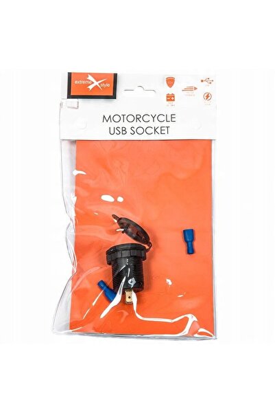 NO BRAND Priză USB QC3.0 pentru motocicletă cu voltmetru și întrerupător