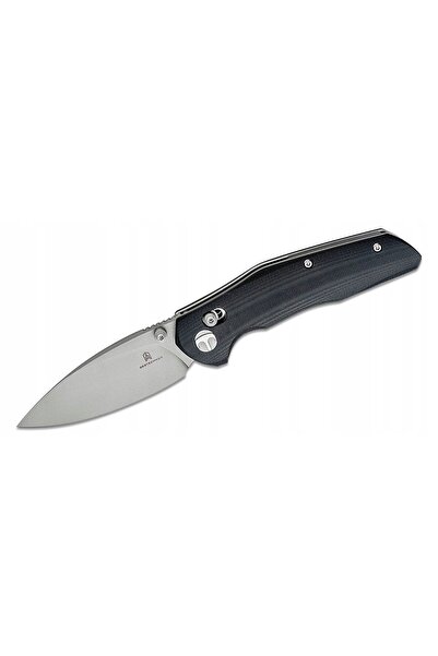 Bestechman Cuțit pliabil Ronan Black G10, Stonewash 14C28N (BMK02D)