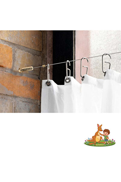 KLEIDECO curtain cable system, BRIGHTON, 500cm, Gold