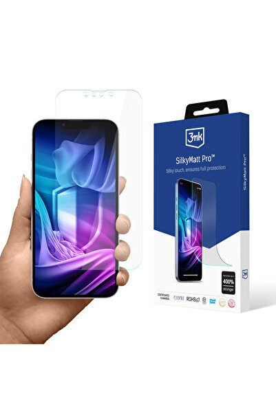 3MK Folie de protecție Silky Matt Pro pentru iPhone 16e, Transparentă