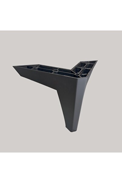 OEM Picior mobilier H120 mm, negru mat