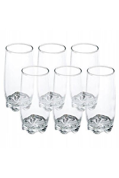 Orionis Set de 6 pahare pentru băuturi, apă și băuturi răcoritoare, 370ml