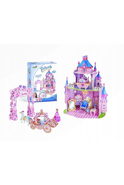 Cubic Fun Puzzle 3D Grădina Secretă a Prințesei - Castel pentru Copii 8+