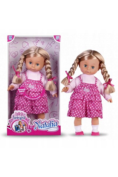 Artyk Păpușa Natalia 39cm - Vorbește în poloneză, Ideală ca un cadou pentru c...