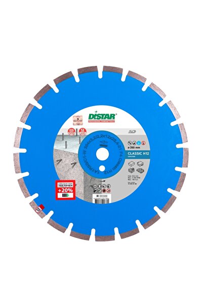 Distar Disc diamantat de tăiere 1A1RSS 354mm CLASSIC H12