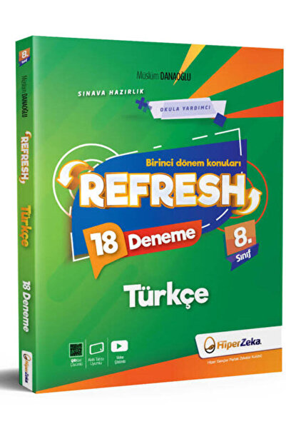 Hiper Zeka Yayınları 8. sınıf refresh türkçe deneme