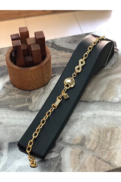 VLDORO D'Oro Xuping Steel Infinity & Heart Figured Luck Women's Bracelet