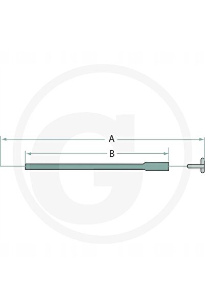 NO BRAND Cablul de accelerație pentru control manual Case 3401585R3